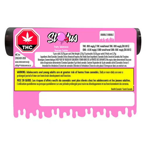 Bubble Bubble - Status - Infused Joints