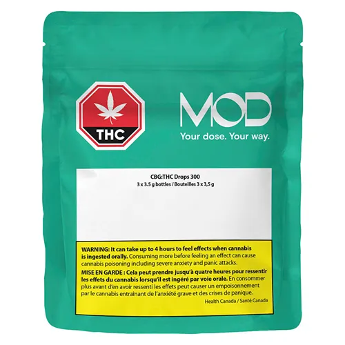 CBG:THC Drops 300 - MOD - Edible Extracts