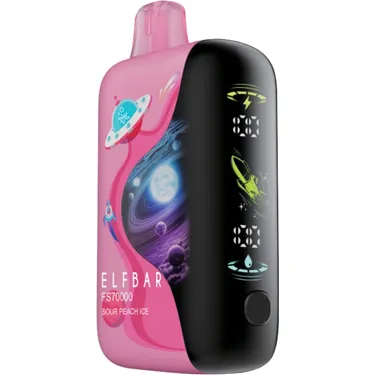 Product image of Sour Peach Ice - Elf Bar - Disposable
