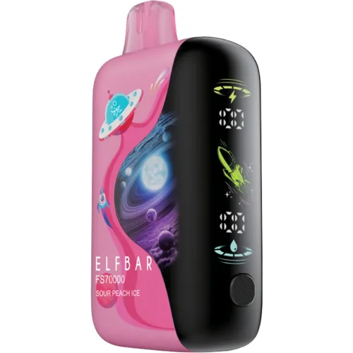 Product image of Sour Peach Ice - Elf Bar - Disposable