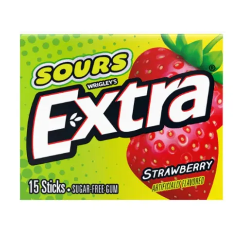Product image of Extra, Sours Chewing Gum, Strawberry