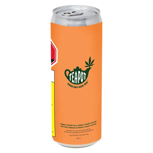 Product image of Good Day Mango Green Iced Tea - TeaPot - THC Drinks
