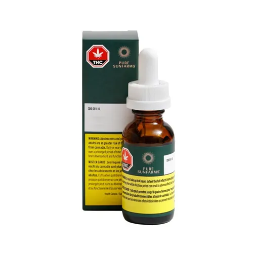 Product image of Pure Sun CBD 1:10 - Pure SunFarms - Ingestible Oil