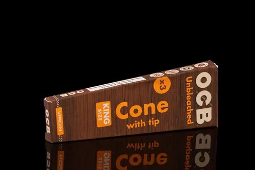 OCB, Virgin Unbleached King Size Cones