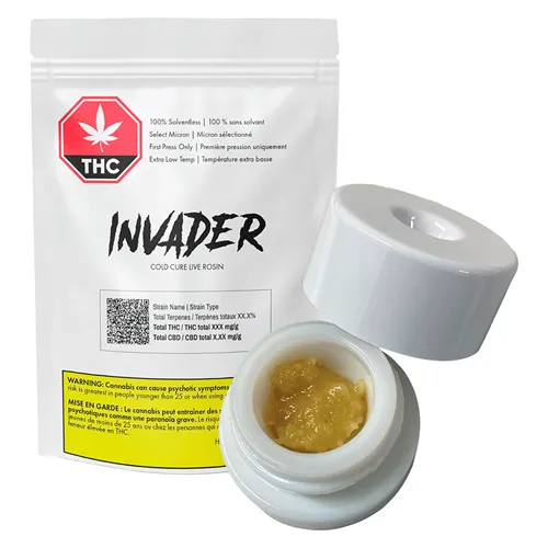Cold Cure Live Rosin - INVADER - Rosin