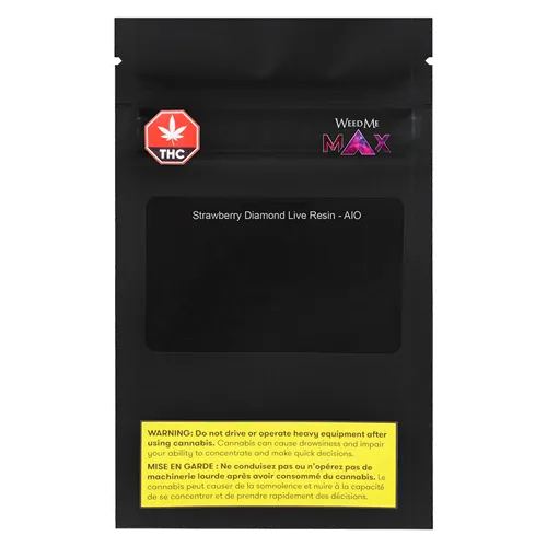Strawberry Cough Diamond Live Resin - Weed Me Max - Disposables