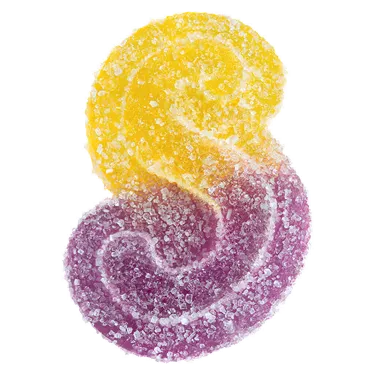 Product image of Fully Blasted Peach Passionfruit 1:1 CBN THC - Spinach - Gummies
