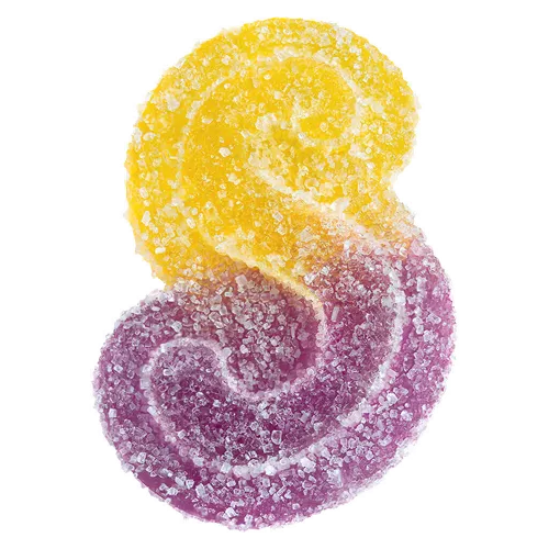 Product image of Fully Blasted Peach Passionfruit 1:1 CBN THC - Spinach - Gummies