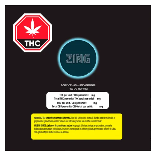 Menthol Zingers - ZING - Edible Extracts