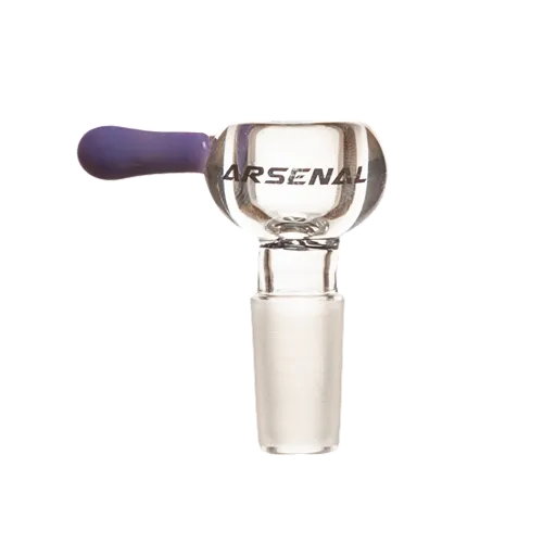 Product image of Arsenal, 14mm Glass Bowl w/ Coloured Handle