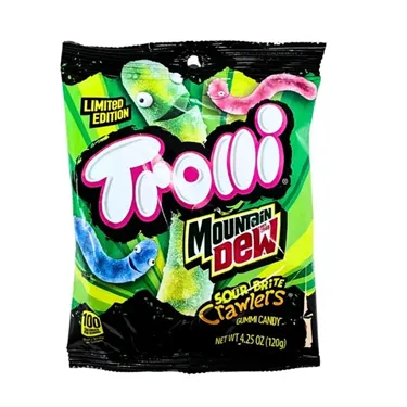 Product image of Trolli, Sour Brite Crawlers, Mountain Dew