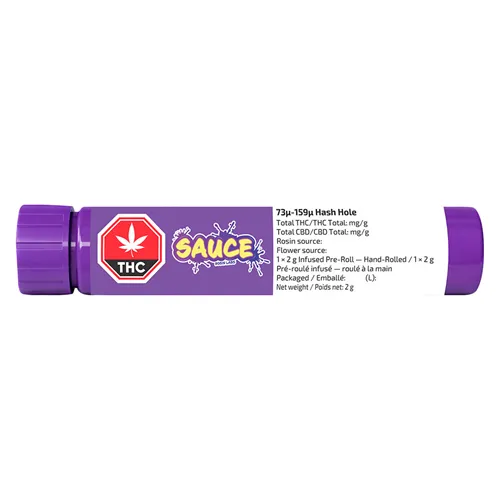 SAUCE 73-159u Hash Hole - Sauce Rosin Labs - Infused Joints