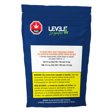 Product image of THC Boost Dissolvable Powder - Level Up Signature - Coffee, Tea & Dissolvable