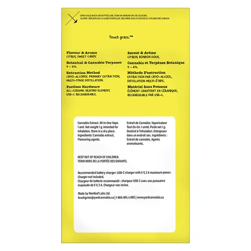 Lemonade Classic - Yard - Disposables