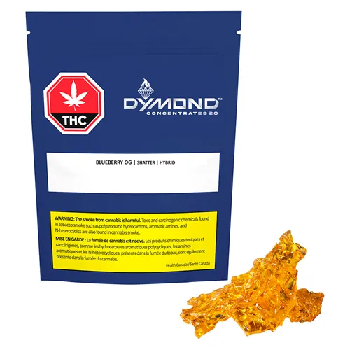 Product image of Blueberry OG Shatter - Dymond Concentrates 2.0 - Shatter