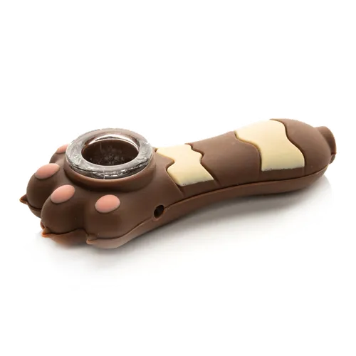 Product image of LIT Silicone, 3.25" Cat Paw Hand Pipe