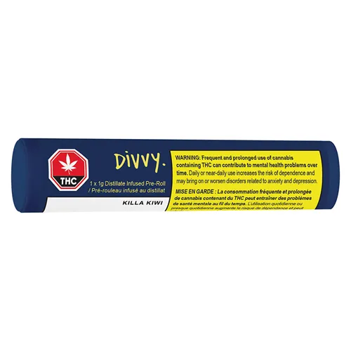 Product image of Killa Kiwi -Divvy - Infused Joints