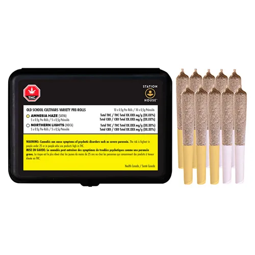 Old School Cultivar Variety Pack - Station House - Variety Pre-Rolled