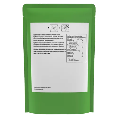 Green Apple Balanced THC:CBD - Platinum - Gummies