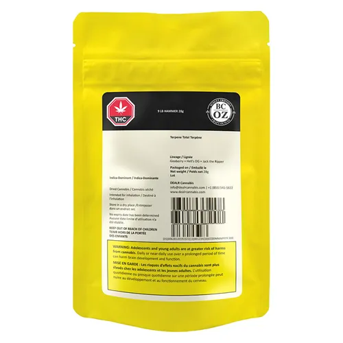 9 lb Hammer - BC OZ - Dried Flower