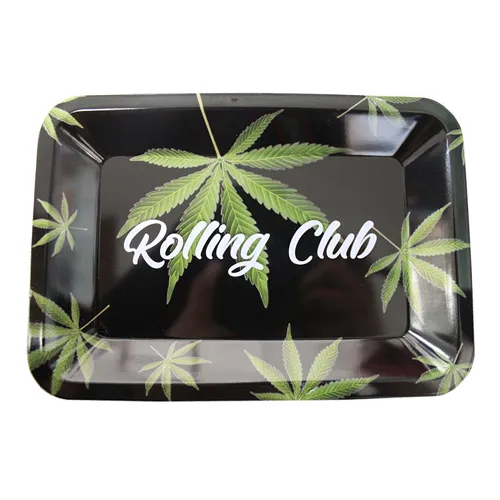 Product image of Rolling Club, Leaves Metal Rolling Tray