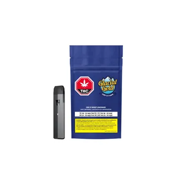 Product image of CBD 3:1 Berry Lemonade Disposable Vape Pen - Glacial Gold - Disposable