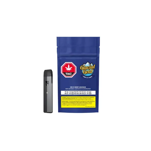 Product image of CBD 3:1 Berry Lemonade Disposable Vape Pen - Glacial Gold - Disposable