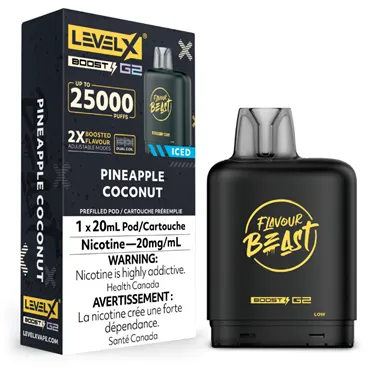 Product image of Pineapple Coconut - Flavour Beast x Level X G2 Boost - Pod