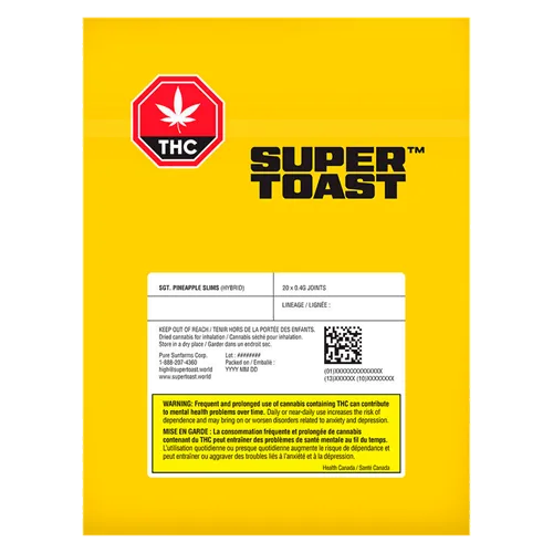 Sgt.Pineapple Slims - Super Toast - Joints