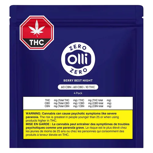 Berry Best Night CBN:CBD:THC - Olli Zero - Gummies