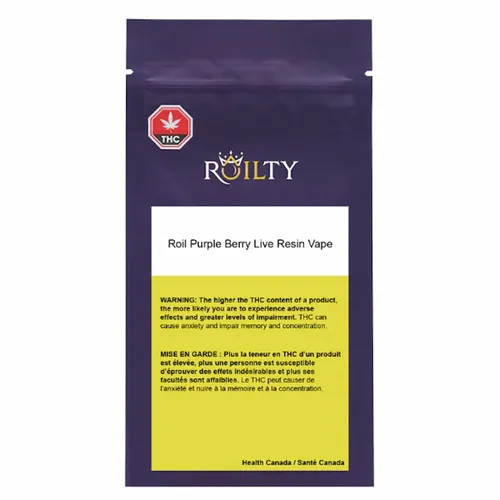 Roil Purple Berry - Roilty - Live Resin 510