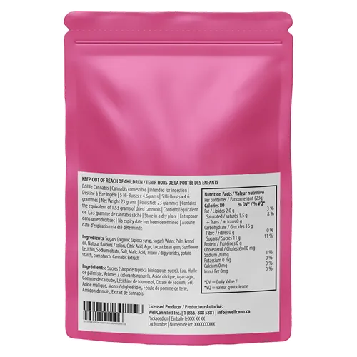 Watermelon Lemonade Bliss 2:1:1 CBG:CBD:THC - Portals Hi-Bursts - Gummies