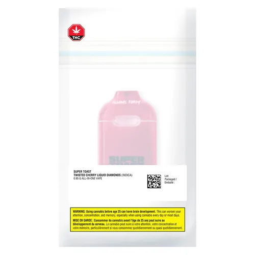 Twisted Cherry Liquid Diamonds - Super Toast - Disposables