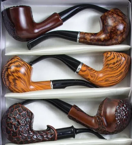 Fujima, Faux Wood, Smoking Pipe, 6"