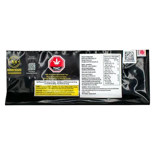 Hash Rosin Cookies and Cream Coins - Rosin Heads - Chocolates