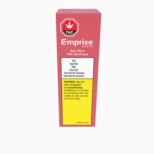 Adv. Nano THC BevDrops - Emprise Rapid - Coffee, Tea & Dissolvable