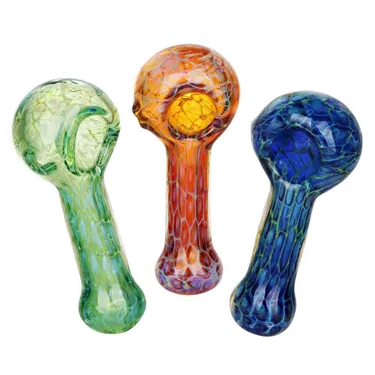 Product image of 4" Ethereal Threads Glass Spoon Hand Pipe