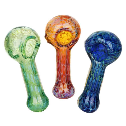 Product image of 4" Ethereal Threads Glass Spoon Hand Pipe