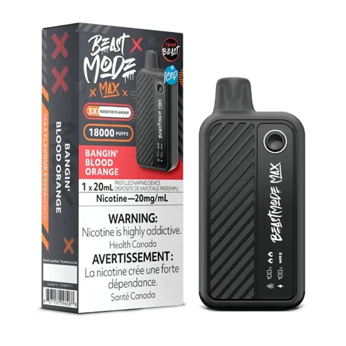 Product image of Bangin' Blood Orange Iced - Flavour Beast Mode Max - Disposable