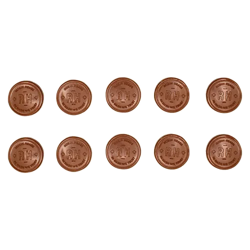 Hash Rosin Milk Chocolate Coins - Rosin Heads - Chocolates