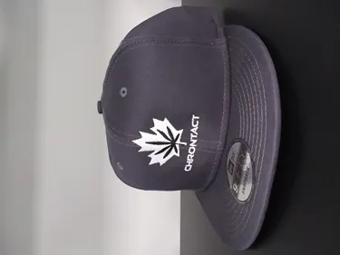 Product image of Chrontact, Flat Bill SnapBack, Charcol w/ White Logo