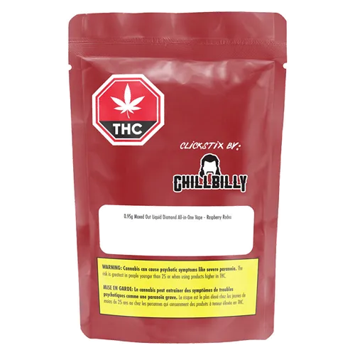 Maxed Out Liquid Diamond All-in-One Raspberry Rodeo - ChillBilly - Disposables