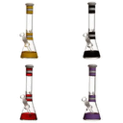 Product image of Arsenal, 12" Tri-Band Glass Bong