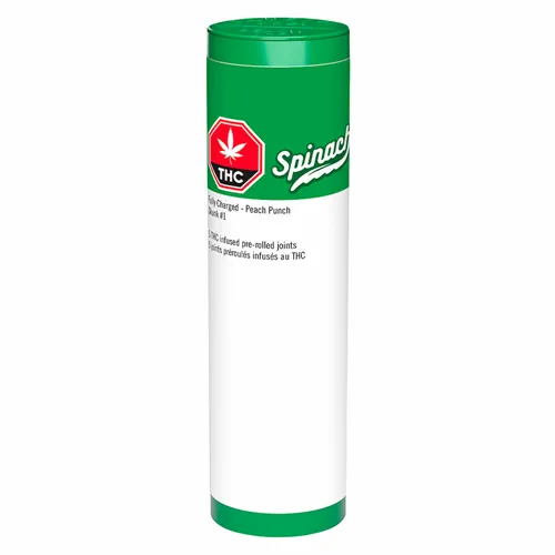 Fully Charged Peach Punch Infused - Spinach - Infused Joints