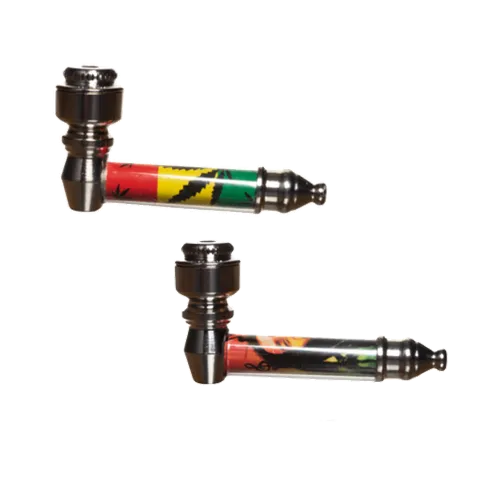 Product image of Arsenal, High Grade Mixed Design Metal Hand Pipe w/ Screens