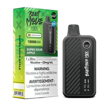 Product image of Super Sour Apple - Flavour Beast Mode Max - Disposable
