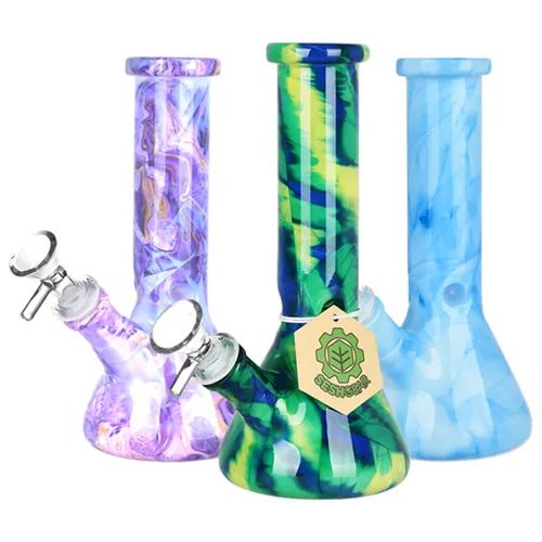 Product image of SeshGear, Marbled Beaker Glass Water Pipe