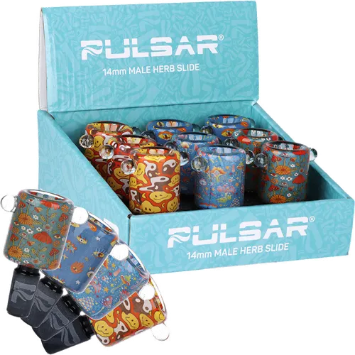 Product image of Pulsar, 14mm Design Series Inside Print Herb Slide