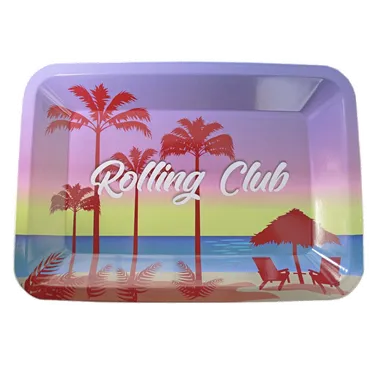 Product image of Rolling Club, Paradise City Metal Rolling Tray