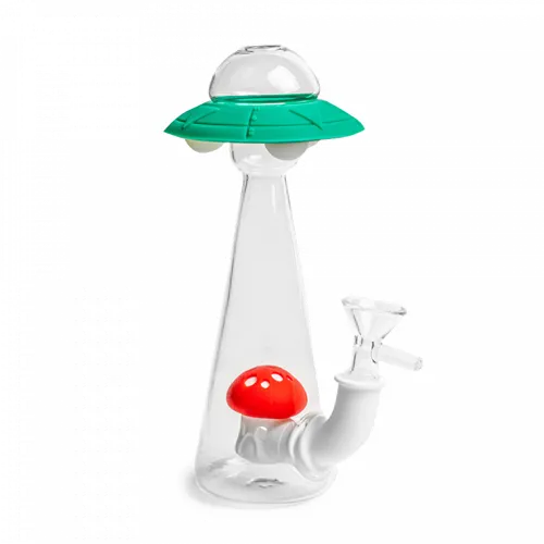 LIT Silicone, Alien Abduction Bubbler